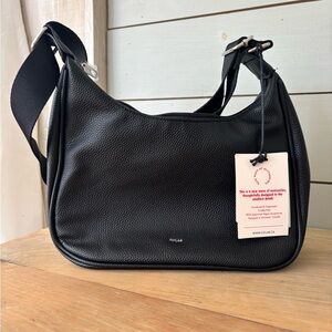 Co-Lab Black Vegan Leather Shoulder Bag – NWT